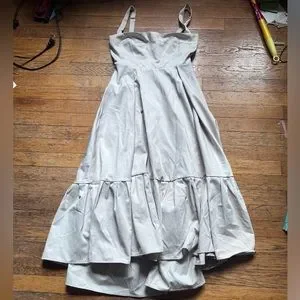 Anthropologie | Dresses | Anthropologie X Mare Mare Holiday Christmas Party  Beige Peplum Dress Xs | Poshmark
